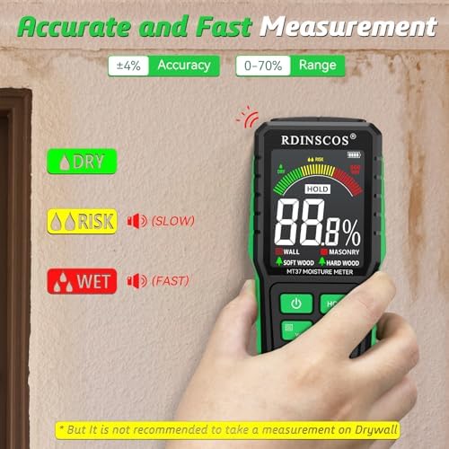 RDINSCOS Pinless Moisture Meter - Image 5