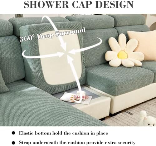 Sofa Covers Couch Covers for Sofa Pet Friendly Couch Cushion Covers Universal - Image 4