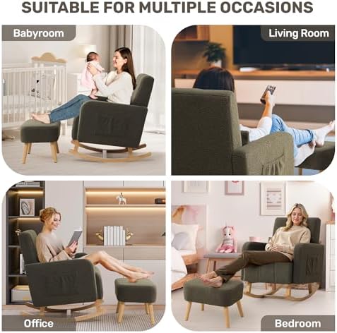 HCHAIRH Rocking Nursing Chair - Image 6