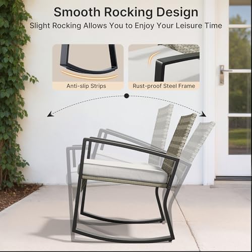 Ahomly 4 Piece Outdoor Furniture Set - Image 3