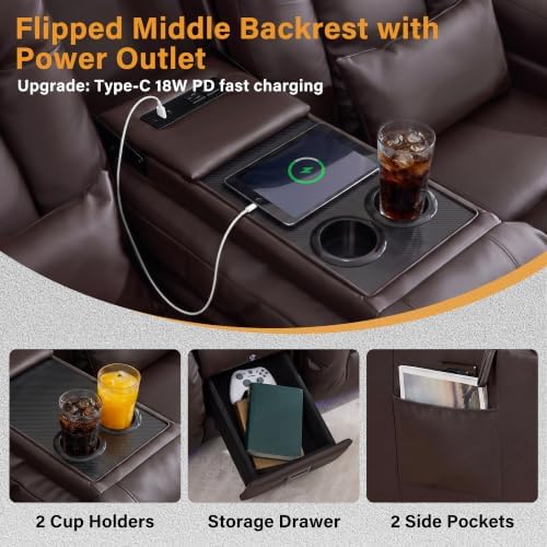 IPKIG 3-Piece Power Recliner Sofa Set - Image 6
