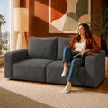 Welzona 75" Loveseat, Chenille Love Seat Sofa, Small Couch by WelzonaDirect