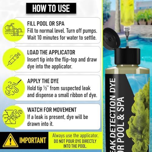 Pool Leak Detection Dye Kit for Inground Above Ground Pools Spa & Hot Tub - Image 5