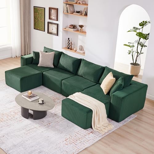 135.4" Modular Boneless Couch, Sectional Couches - Image 4