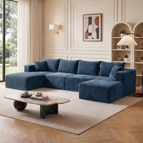 Boneless Couch U-Shaped Sectional Sofa by HouseMila