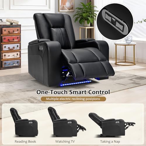 ANJ Home Theater Seating Power Recliner Chairs Set of 8 - Image 3