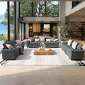 SUNSHINE VALLEY 3-Piece Modular Sectional Cloud Couch and Loveseat Sofa Set by SUNSHINEVALLEY