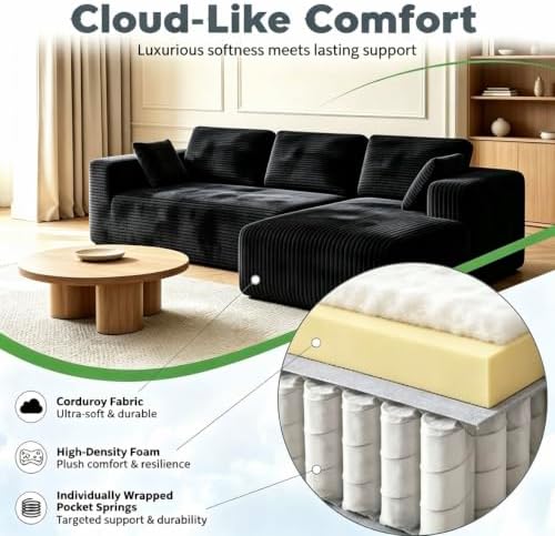 106" L-Shaped Modular Sectional Sofa - Image 3