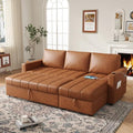 COPIAE 89 inch L-Shaped Sectional Sofa Sleeper by COPIAEMakesYourLifeMoreEnjoyable