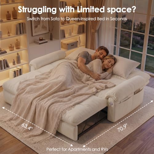 Queen Sleeper Sofa Bed - Image 6