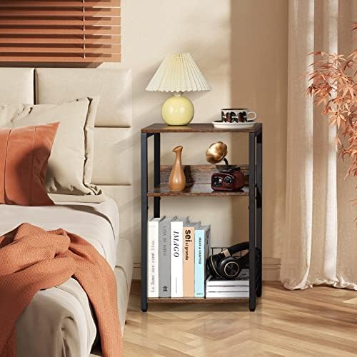 LELELINKY 3 Tier End Table, Record Player Stand - Image 3