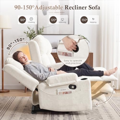 Recliner Loveseat, Double Recliner Loveseat - Image 3