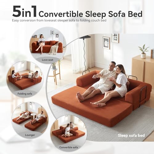 79" Convertible Sofa Bed, Boneless Couch - Image 3