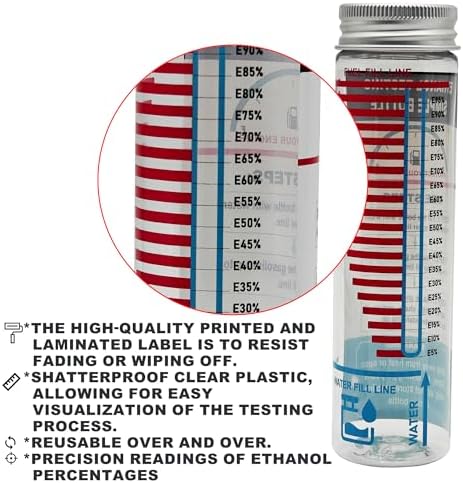 E85 Tester Kit, Reusable Ethanol Test Kit - Image 5