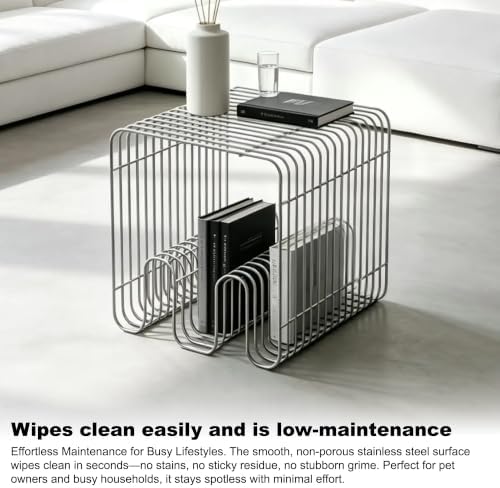 Retro Side Table, Accent Bedside Table - Image 5