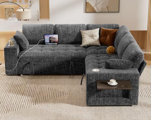 Vipbear 86" Modular Sectional Sleeper Sofa - Image 2
