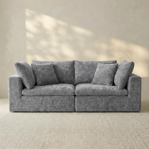 108'' Oversized Modular Sectional Sofa, Deep-Seat Cloud Couch by Cloud-LikeComfortYouCanFee