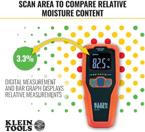 Klein Tools ET140 Pinless Moisture Meter - Image 4