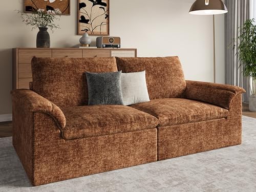 EASE MOOSE Boneless Couches for Living Room, Modular Loveseat Sofa by EASEMOOSE