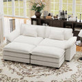 CDCASA 86" Modular Sectional Sofa, Comfy Cloud Couch by CDCASA