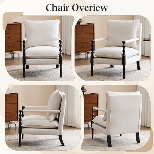 Bezseller Spindle Accent Chair - Image 4