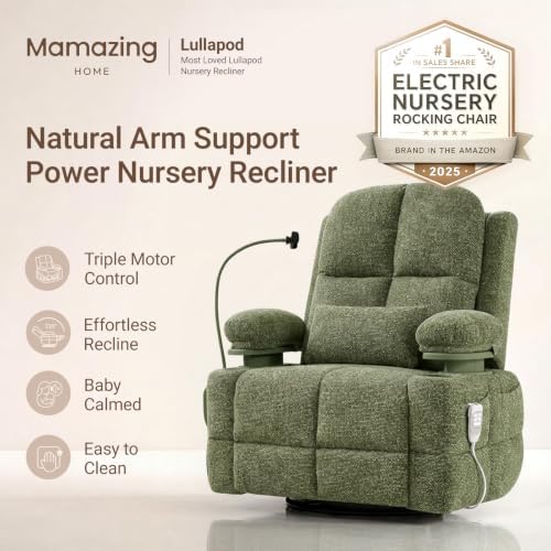 MAMAZING Lullapod Power Nursery Rocking Chair - Image 3