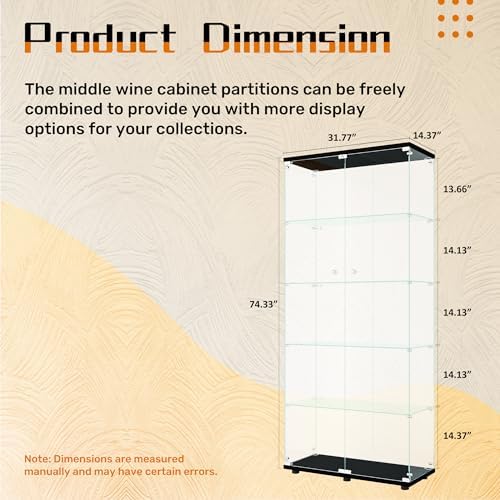 LFT HUIMEI2Y 5-Tier Glass Display Cabinet - Image 2