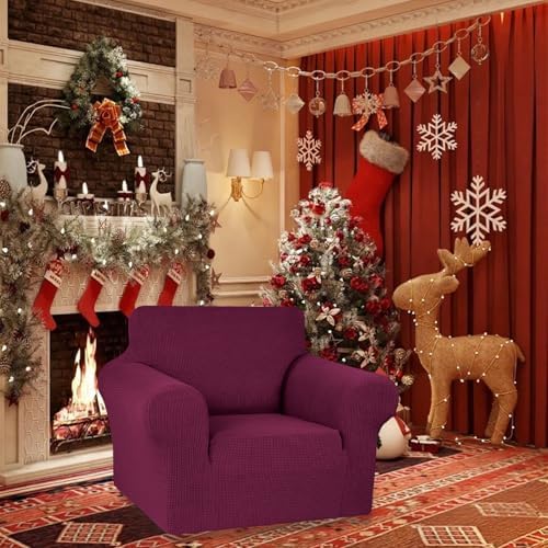KEKUOU Stretch Chair Sofa Slipcover, Single Couch Cover - Image 2