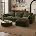 99 Inch Cloud Modular Sectional Sofa by Quenvo