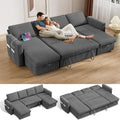 Vipbear 104" Sectional Sleeper Sofa Bed by VipbearLiving