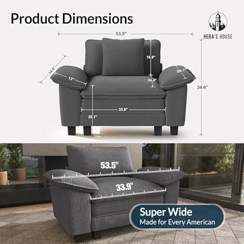 HERA'S HOUSE 1-Seat Modular Couch Accent Chair Sofa - Image 2