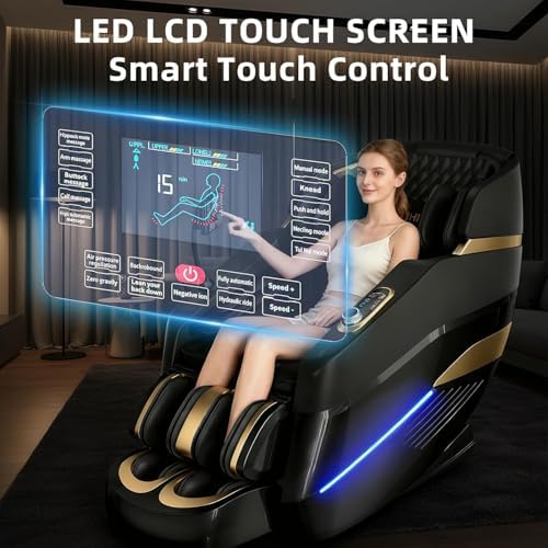 Massage Chair Full Body, Zero Gravity 3D SL-Track Shiatsu Massage Recliner - Image 4