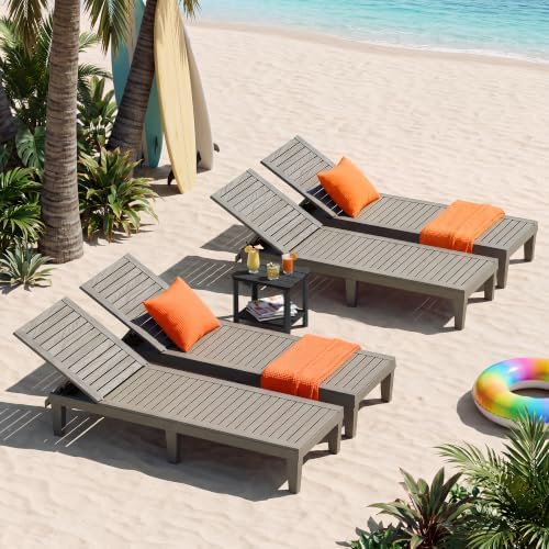 NUNU LAB Outdoor Chaise Lounge Chairs Set by NUNULAB