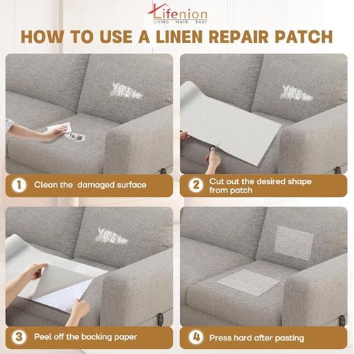 Fabric Repair Patch, Self Adhesive Furniture Tape - Image 4