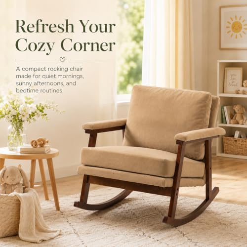 Nursery Rocking Chair for Adults and Small Spaces - Image 3