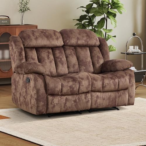 EBELLO Reclining Loveseat, Classic and 2 Seat Recliner Couch - Image 6