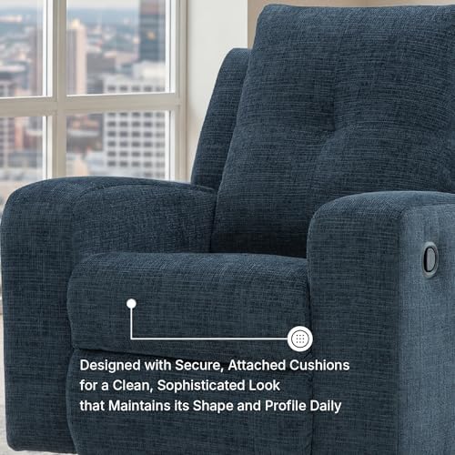 Signature Design by Ashley Danum Contemporary Manual Tufted Wall Hugger Recliner - Image 6