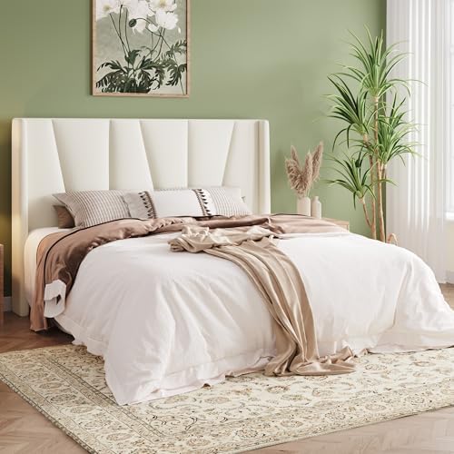 Allewie Queen Size Platform Velvet Bed Frame - Image 3