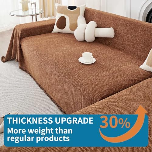 HAOMAIJIA Chenille Couch Cover Sofa Covers - Image 3