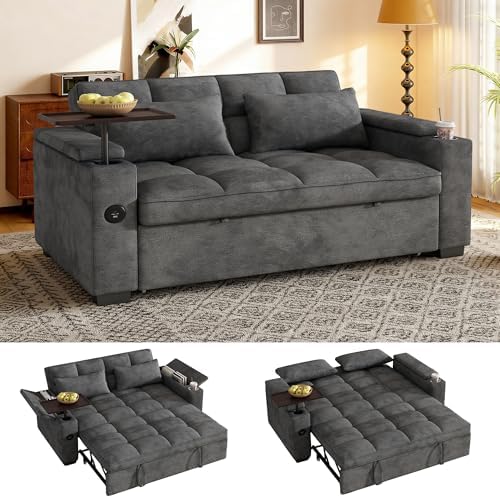 65'' Sleeper Sofa Pull Out Couches by FOCALSWEET