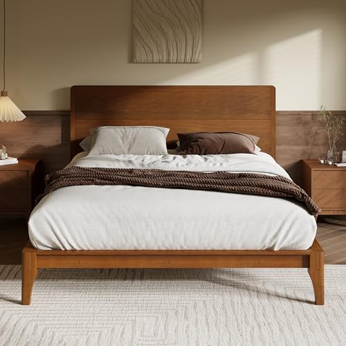 Merax Full Size Bamboo Platform Bed Frame by Merax