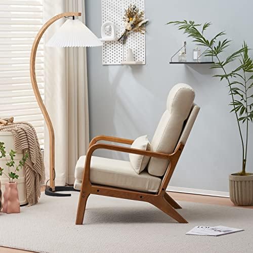 Karl home Accent Chair High Back Mid-Century Modern - Image 4