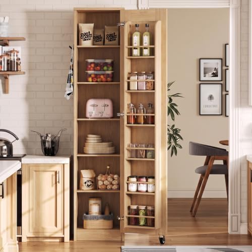 IRONCK Narrow Kitchen Pantry Cabinet, Slim - Image 7