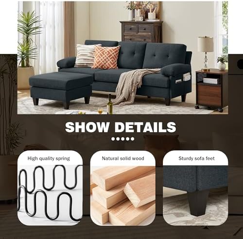 84" L‑Shaped Sectional Sofa - Image 4