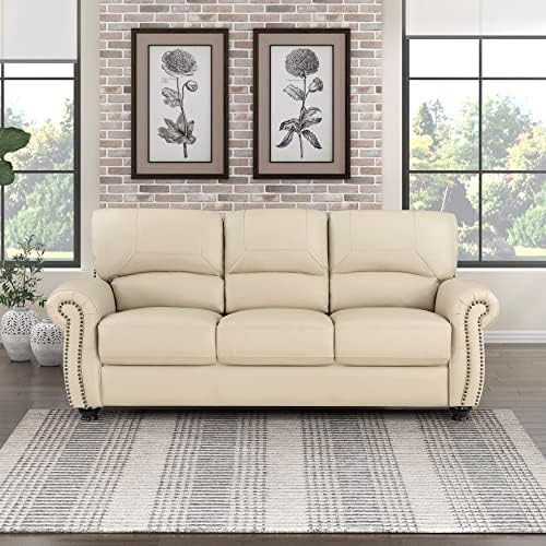 Lexicon Leather Match Couch for Living Room by Lexicon