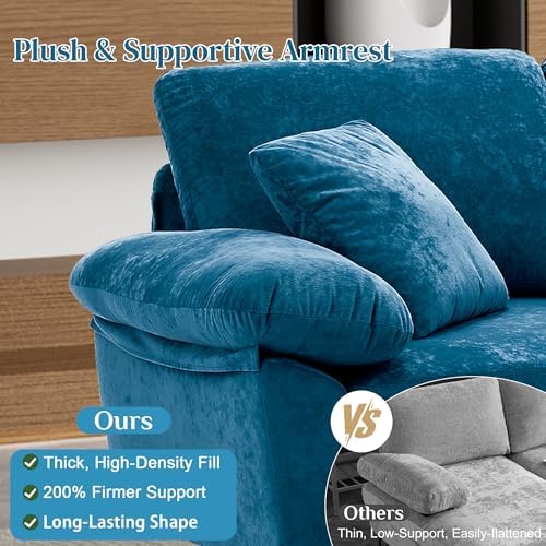OUYESSIR 114" U-Shaped Modular Sectional Sofa - Image 4