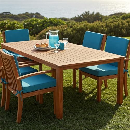 RSH DECOR Outdura Foam Chair Cushions Set of 2 | 22x22x3 | All-Weather Square - Image 4