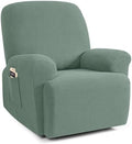 TAOCOCO Stretch Recliner Chair Covers 4 Piece, Sage Green by TAOCOCO