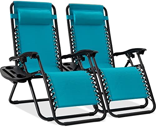 Best Choice Products Zero Gravity Chair Recliner, Peacock Blue by BestChoiceProducts