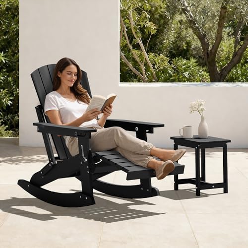 4-in-1 Adirondack Rocking Chair Set of 2 - Image 2
